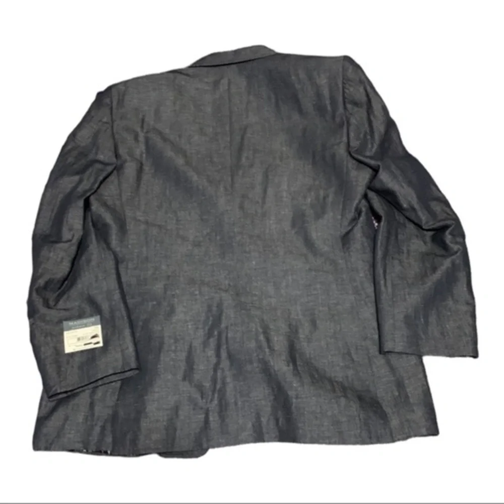 MADISON Modern Fit Suit Jacket Black Size 44L For Men NWT
